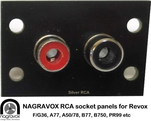 Revox RCA sockets panel A77, B750, A50, A78, B740, A40 A700 & others - Picture 12 of 19