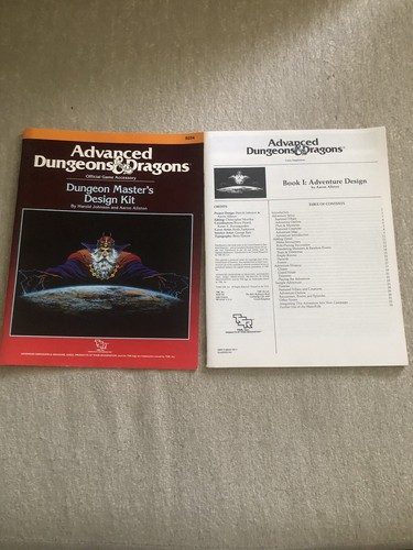 Advanced Dungeons & Dragons - Dungeon Masters Design Kit 9234 - TSR 1988 - Picture 2 of 15