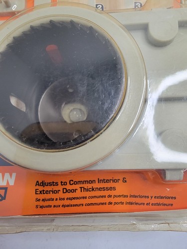 Door Lock Deadbolt Install Kit Wood Doors American Tools Hole Saw New in Box - Picture 4 of 17