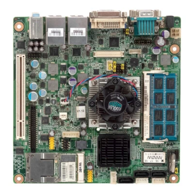 ADVANTECH AIMB-213D REV.A1 ATOM D525 DUAL-CORE 1.8GHz mini-ITX + WiFi + 4GB RAM - Bild 1 von 3