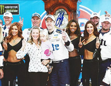 AUTOGRAPHED 2017 Brad Keselowski 2 Miller Lite MARTINSVILLE RACE WIN Grandfath