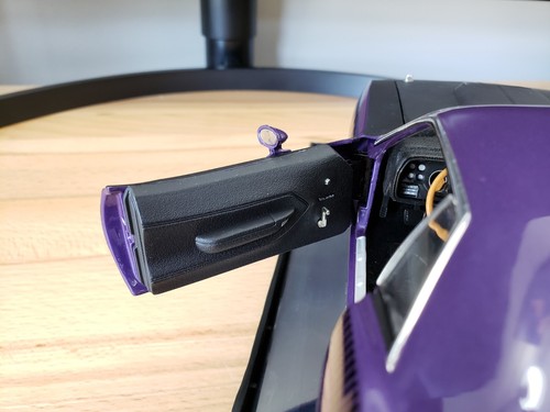 DCP Highway 61 1970 Plymouth AAR Cuda Purple with Black Interior Diecast 1:18 - Picture 14 of 23
