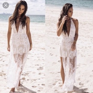 Encaje Falda De Maxi Sabo Pequeña Vestido Toscana Talla qSSt8w