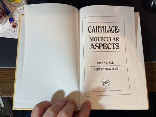 Cartilage: Molecular Aspects Isbn 0849388171 Hardcover very good condition  - Bild 3 von 16