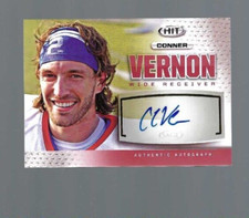 Conner Vernon 2013 Sage Hit Authentic Autograph Rookie Card #A2