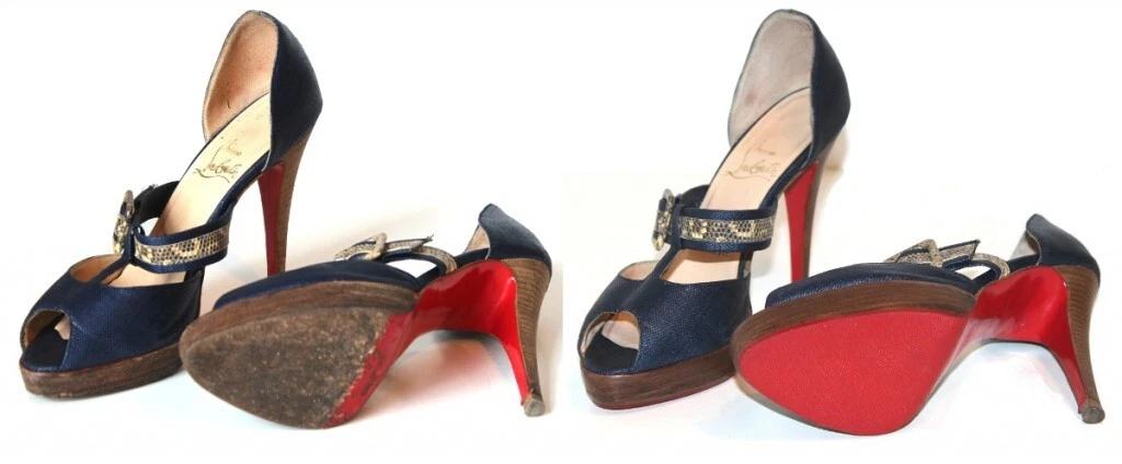 Paint To Restore Christian Louboutin Shoes Red Bottoms Red Soles