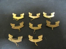 Second Class Rank Pins, Safety Pin Back, Lot of 8    c68