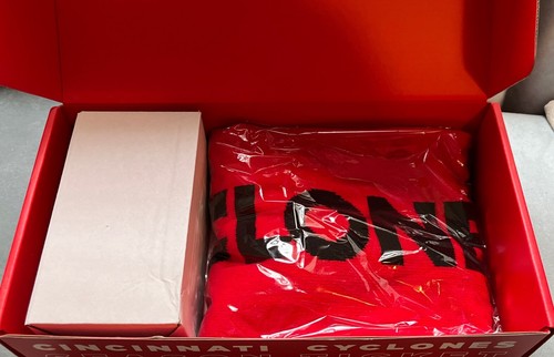 2024-25 Cincinnati Cyclones Hockey Temporada Titular Caja Bufanda Vidrio Licencia - Imagen 2 de 12