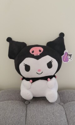 SANRIO KUROMI Soft Plush Doll 10'' Gift NWT Japan