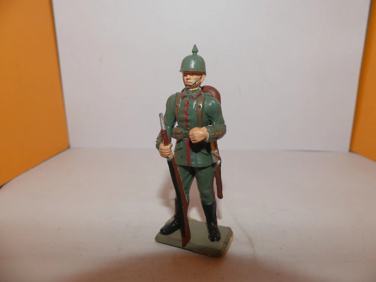 Starlux lot 6 figurines soldats infanterie série Grande Guerre WW1 14/18