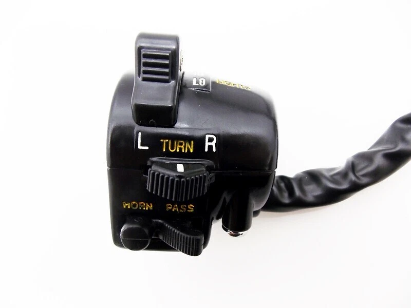 JUEGO DE MONTAJE BLOQUE INTERRUPTOR MANILLAR IZQUIERDO DERECHO KAWASAKI KZ900A 76-77 FORSETI Foto 3 de 4