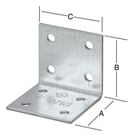 Vormann Winkelverbinder 60 X 60 X 45 Mm Sendzimirverzinkt, Ce - 70923000