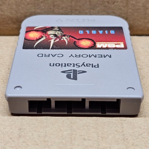 Sony Playstation Memory Card PSM Diablo Sticker Rare! - Picture 3 of 5