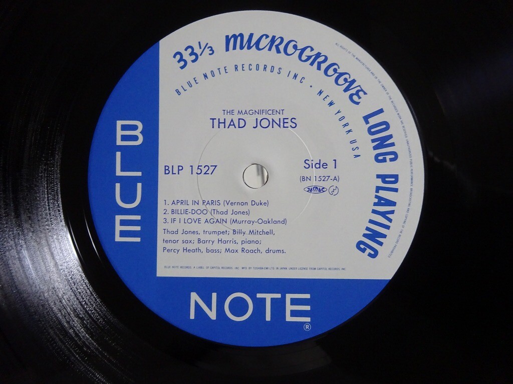 米LP Thad Jones Magnificent Thad Jones BLP1527 BLUE NOTE /00260 Thad Jones – The Magnificent Thad Jones | Releases | Discogs