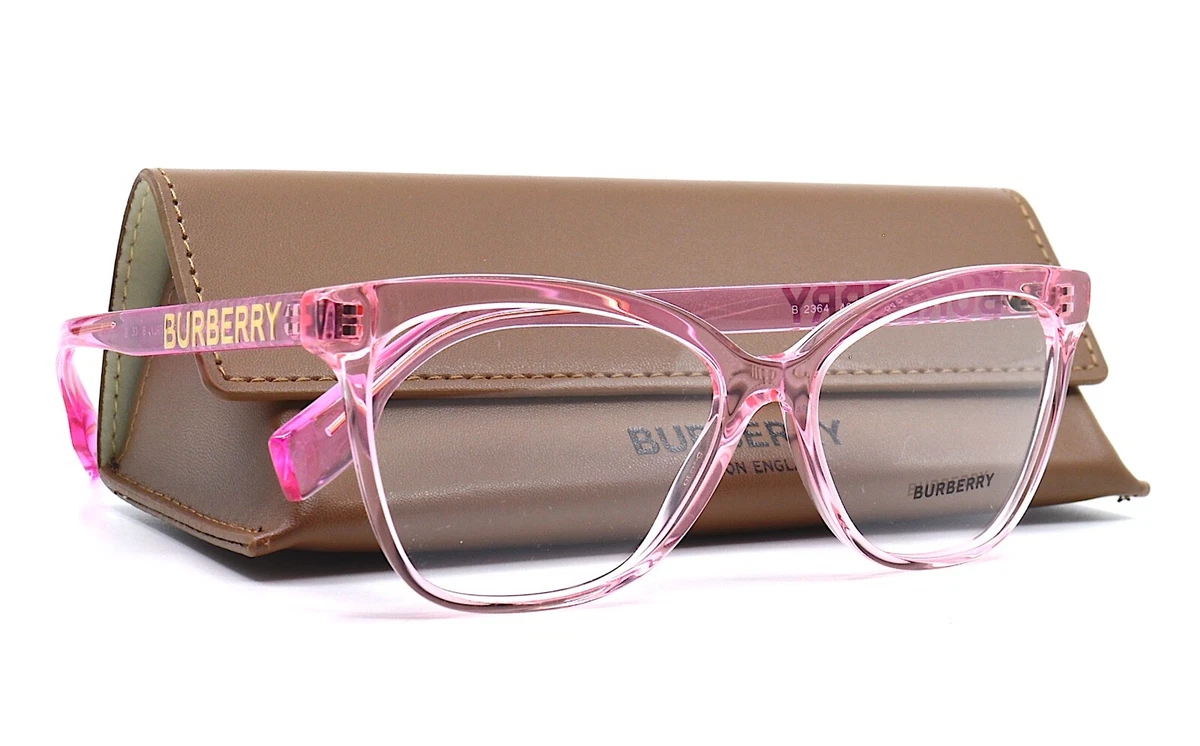 Burberry pink clearance eyeglasses