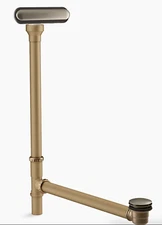 Kohler 7271-BN Clearflo Slotted overflow brass bath drain--Brushed Nickel color