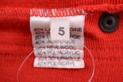 Chaqueta bombardero suéter frontal Paul & Shark mezcla de lana roja sólida con botones a presión talla 5 - Imagen 11 de 12