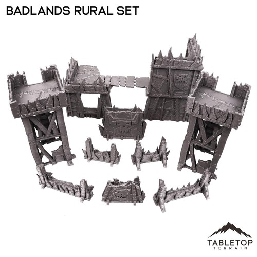 Badlands Ork Rural Terrain Set - Wargaming Ork Terrain - Picture 2 of 9