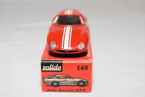 SOLIDO 100 SERIE 148 ALFA ROMEO GTZ RALLY RED MINT BOXED RARE SELTEN RARO - Picture 4 of 7