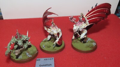 Games Workshop Warhammer Vampire Counts Vargheists Crypt Horrors 3 bemaltes Modell