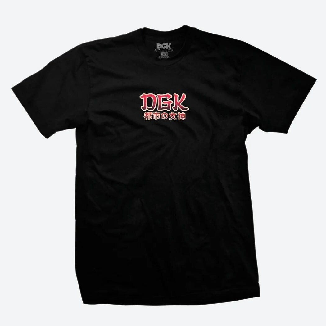 Совершенно новая мужская футболка DGK Demon Goddess черного цвета 5290₽