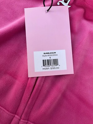 NWT Juicy Couture Velour Bubblegum Tracksuit Hoodie Pants NWT Juicy Couture Velour Bubblegum Tracksuit Hoodie Pants