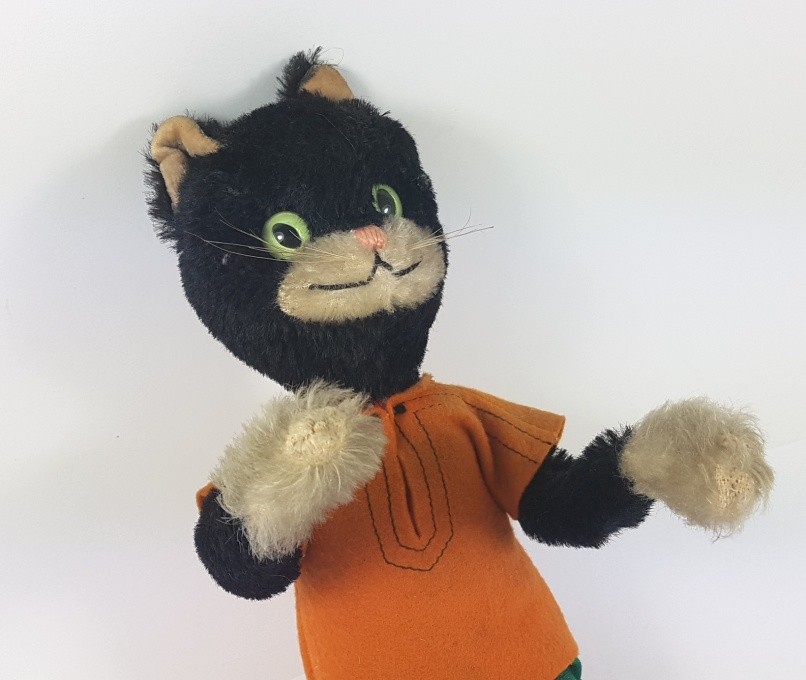 Cat Plush Toy SCHUCO BIGO - BELLO, about 1965 AL381 | eBay