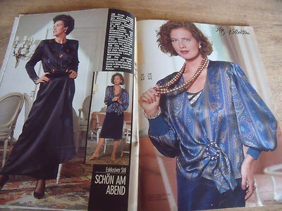 Magazine Burda Moden Spécial Ski & Soirée - Novembre 1985 - Édition Collector