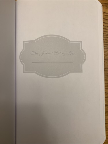 Be Still White Faux Leather Journal Christian Gifts Bible verses floral Diary - Picture 5 of 12