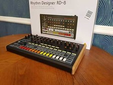 Ersatz-Endwangen aus massiver Eiche für den Behringer RD8 und RD9 Drum Machine