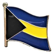 Bahamas Country Flag Bike Motorcycle Hat Cap lapel Pin 