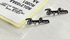 Ray Ban RB2140 2140F 2140QM Wayfarer Pair of Written Decoration Icon Logo NWT