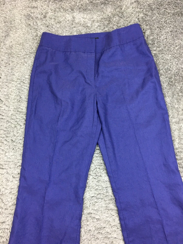 Pantalones de vestir Antonio Melani para mujer talla 8 azul pantalón de carrera Foto 2 de 4