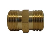 M22 14mm to M22 14mm Adapter, Hose to Hose Coupler for Power Pressure Washer