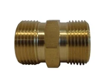 M22 14mm to M22 14mm Adapter, Hose to Hose Coupler for Power Pressure Washer 