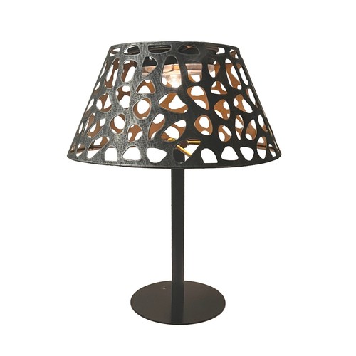 Metall Solar Tisch-Lampe Stand-Leuchte für Garten Balkon Terrasse Lichtmuster - Bild 6 von 10