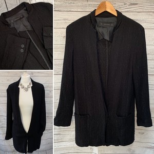 zara longline jacket