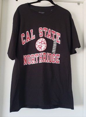 NEW Cal State Northridge CSUN T Shirt Mens Size XL Black Short Sleeve Champion