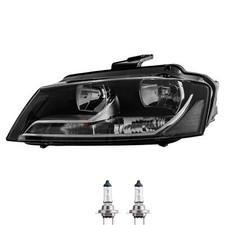 Halogen Scheinwerfer links für Audi A3 (8P) Bj. 08/08- H7/H7 mit Motor