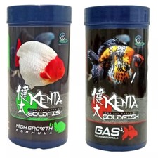 Set 2 Pcs Goldfish Food Gas Release 150g and High Growth 180g Formula Kenta