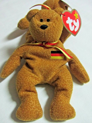Set of 2 GERMANIA Teenie Beanie Babies, 1999, NWT, McDonald's Toy - Picture 2 of 2