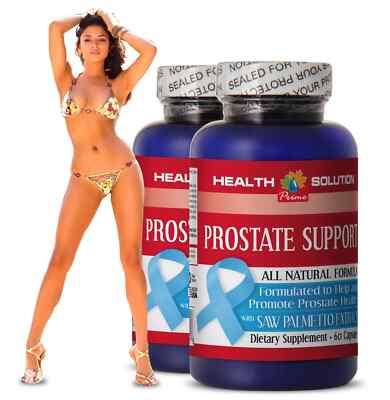 Graviola Flow - PROSTATE SUPPORT - Active Saw Raspberry 2 Bottles 