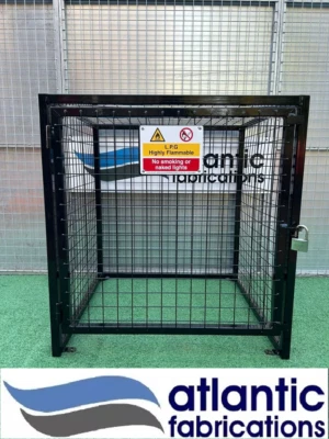 ATLANTIC 4 x Propane 19kg Gas cylinder storage - Bottle cage 900h x 850w x 850d