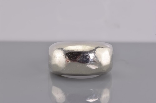 Anillo de plata esterlina Silpada Classique R2758 martillo cúpula banda 925 talla: 11 - Imagen 7 de 8