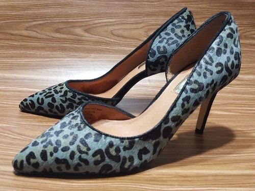 HALOGEN ANIMAL PRINT CALF HAIR PUMPS HEELS WOMENS BRAND NEW SHOES 5 M - Picture 4 of 7
