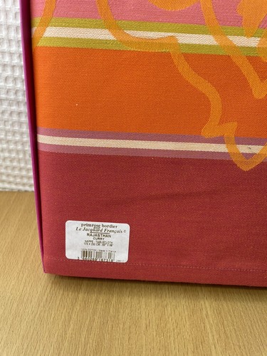 Le Jacquard Francais Nappe Tablecloth 100% Cotton 69"x98" Rajasthan Curry New. - Picture 3 of 9