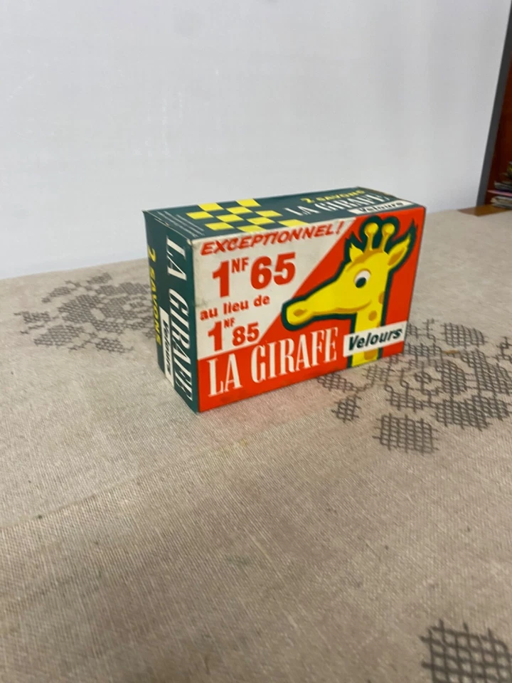 Ancienne boîte à savon la girafe velours avec boîte d’origine très sympathique - Photo 2/4