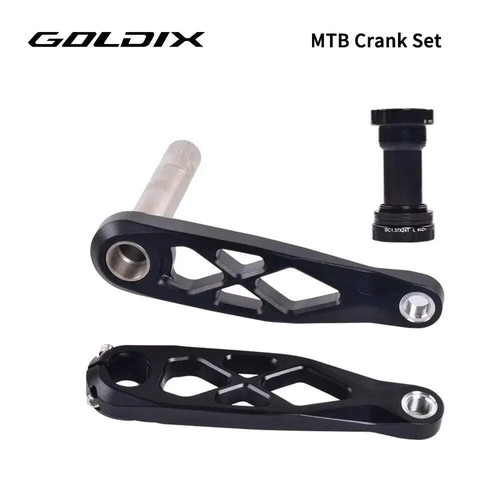 GOLDIX MTB guarnitura CNC cava 165-175mm 30-38T corona stretta larga 0mm - Foto 19 di 46