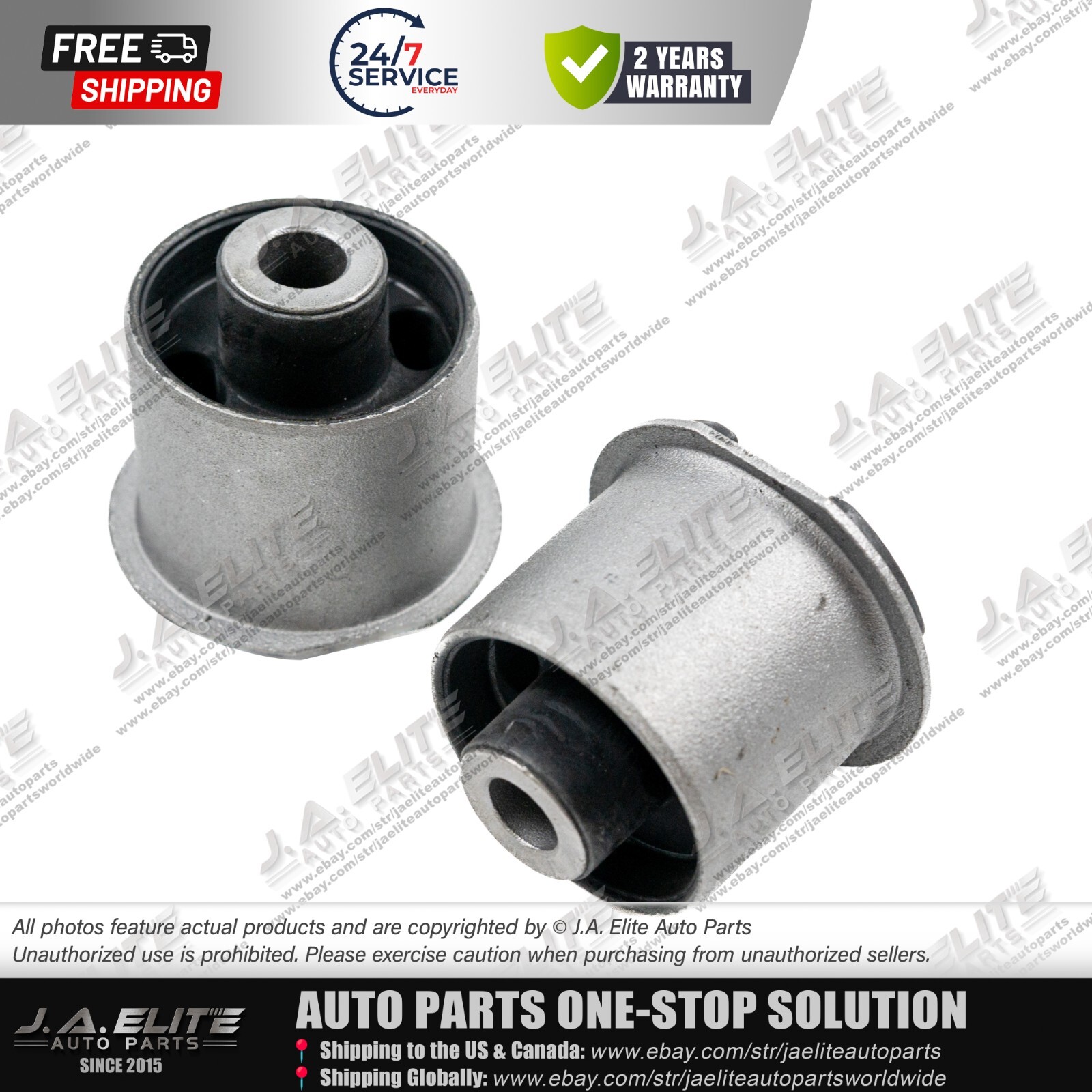 2pcs Front Upper Control Arm Bushing fit Maserati Levante, 670031994 670031995
