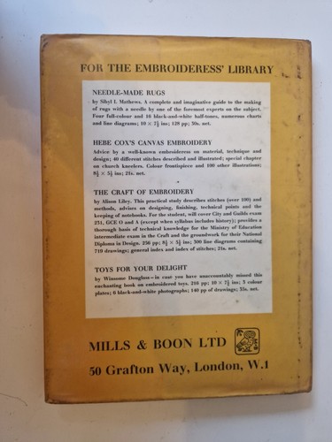 Vintage 1961 HB/DJ Design for Flower Embroidery Elizabeth Geddes Superb Content - Picture 16 of 17